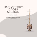 Q010 HMS VICTORY CROSS SECTION 